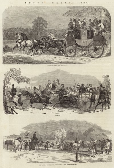Epsom Yarışları, 1857 by Benjamin Herring