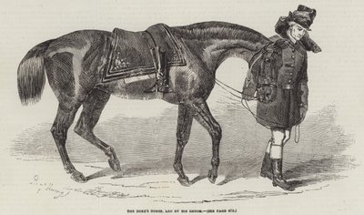 ಅವನ ಗ್ರೂಮ್ ಟರ್ಕ್ ನೇತೃತ್ವದ ಡ್ಯೂಕ್ಸ್ ಹಾರ್ಸ್ by Benjamin Herring