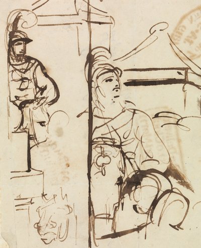 Askerlerin Kompozisyon Çalışması by Benjamin Robert Haydon