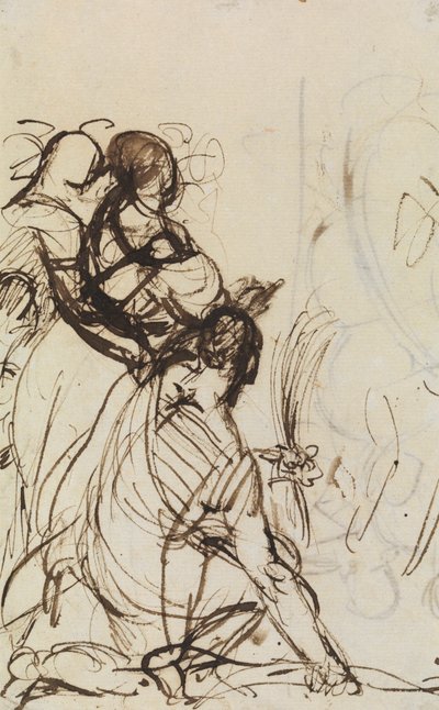 Study For, Mesih'in Kudüs'e Girişi by Benjamin Robert Haydon