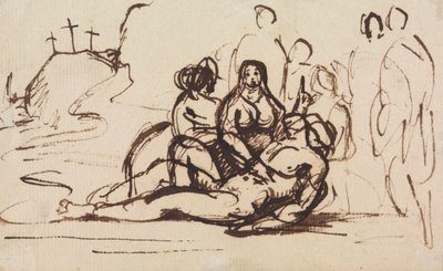 Pieta Çalışması by Benjamin Robert Haydon