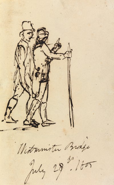 Westminster köprüsü by Benjamin Robert Haydon