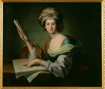 Anna Maria Schulz, Leydi Griffin (tuval üzerine yağlıboya) by Benjamin West