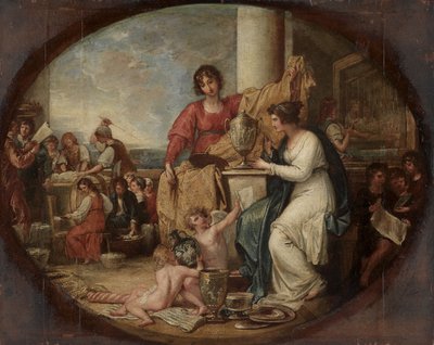 İngiliz Fabrikası - Bir Kroki by Benjamin West