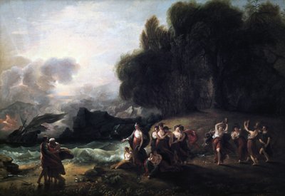 Calypsos Telemachus ve Mentor