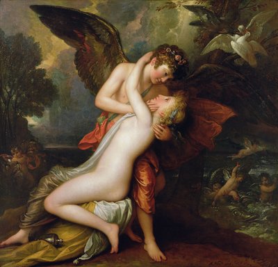 ಕ್ಯುಪಿಡ್ ಮತ್ತು ಸೈಕ್, 1808 ಟರ್ಕಿ by Benjamin West