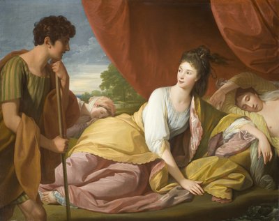 Cymon ve İphigenia by Benjamin West