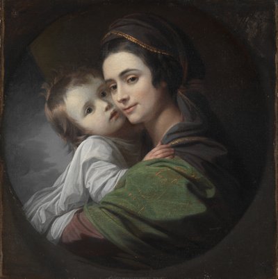 Elizabeth Shewell West ve Oğlu Raphael by Benjamin West
