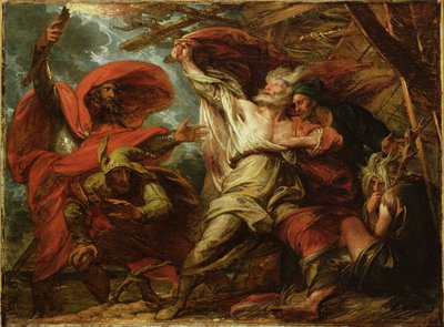 Kral Lear, c.1788 by Benjamin West