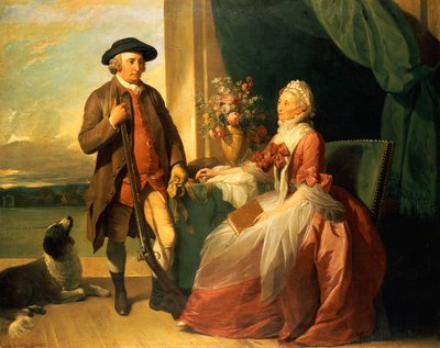 Bay Robert Grafton ve Bayan Mary Partridge Wells Grafton, 1773 by Benjamin West