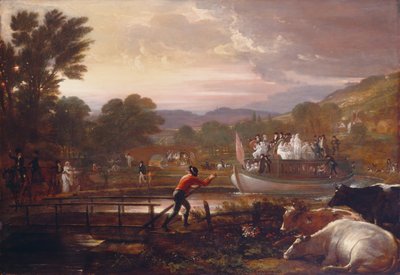 Paddington Kanalı, 1801 by Benjamin West