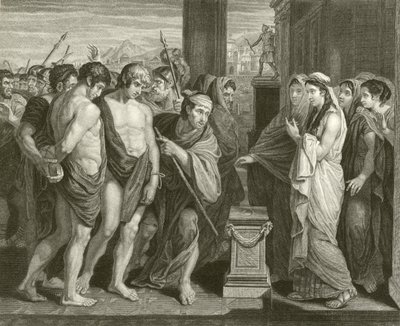 Pylades ve Orestes by Benjamin West