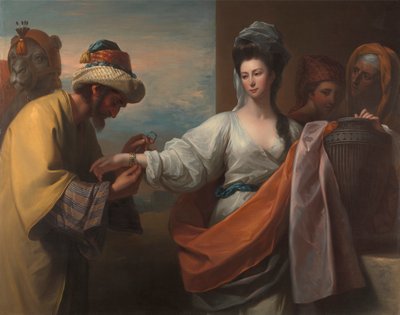 Rebecca Kuyuda Bileziği Alırken by Benjamin West