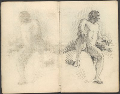 Figür ve Kompozisyon Çalışmaları Eskiz Defteri by Benjamin West