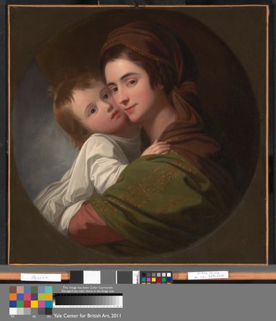 Sanatçının Karısı Elizabeth ve Oğulları Raphael by Benjamin West