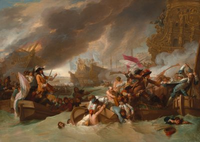 La Hogue Savaşı by Benjamin West