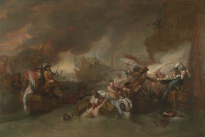 La Hogue Savaşı by Benjamin West