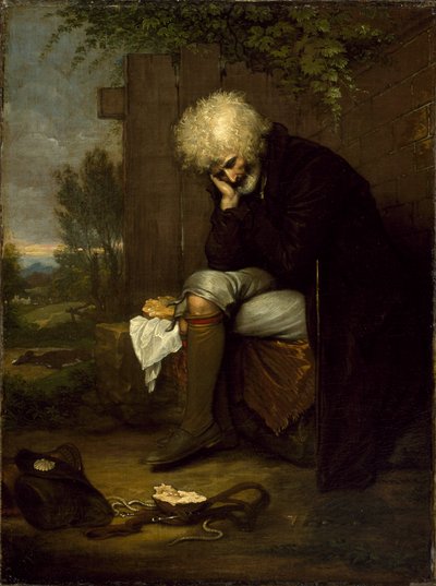Ölü Kıçının Yasını Tutan Hacı, c.1775 by Benjamin West