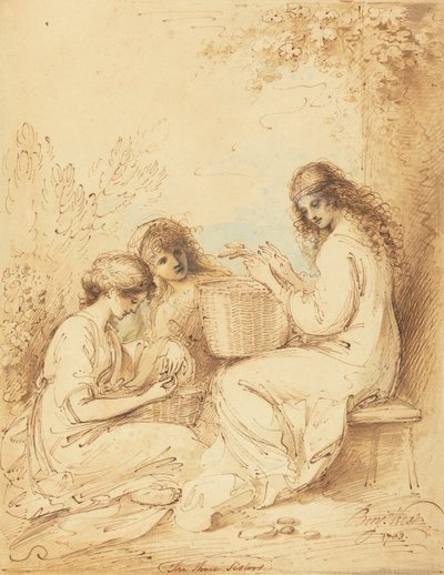 Üç Kız Kardeş by Benjamin West