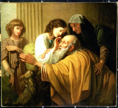 Tobias Babasının Körlüğünü İyileştiriyor, 1772 by Benjamin West