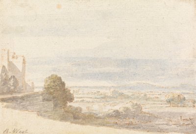 Castle Terrace'tan Windsor Büyük Parkı by Benjamin West