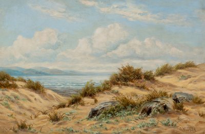 Conwy'deki kum tepeleri (Tuval üzerine yağlı boya) by Benjamin Williams Leader