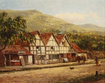 Eski Demirciler Dükkanı, Great Malvern, 1871 by Benjamin Williams Leader