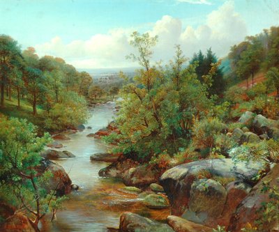Galler Manzarası by Benjamin Williams Leader