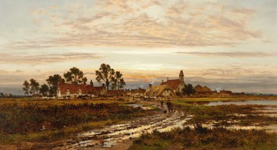Worcestershire Yağmurdan Sonra Sabah Temizliği, 1897 by Benjamin Williams Leader