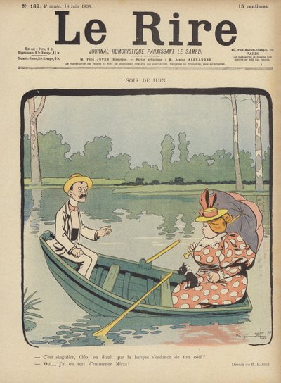 Le Rire için İllüstrasyon by Benjamin Rabier