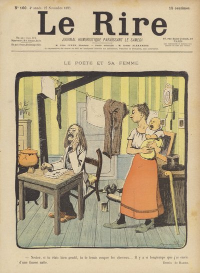 Le Rire için İllüstrasyon by Benjamin Rabier