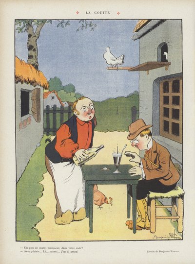 Le Rire için İllüstrasyon by Benjamin Rabier