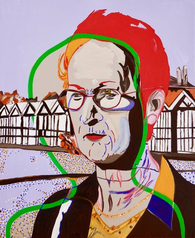 La Nef des fous : Marie Therese, 2020 (tuval üzerine yağlıboya) by Benoit Erwann Boucherot