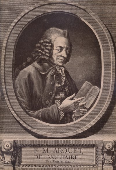 Voltaire, Fransız yazar ve filozof, 18. yüzyıl 1894 by Benoit Louis Henriquez