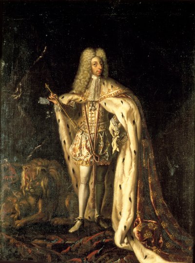 Danimarka ve Norveç Kralı IV. Frederick, 1671-1730, um 1700. by Benoît Le Coffre
