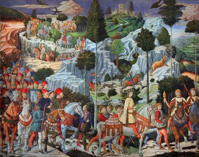 En Genç Kralın Alayı by Benozzo Gozzoli