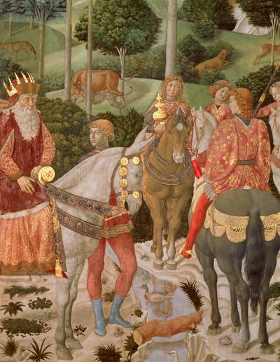 Piero de Medici (1416-69), Caspar rolünde, Büyücü Alayı