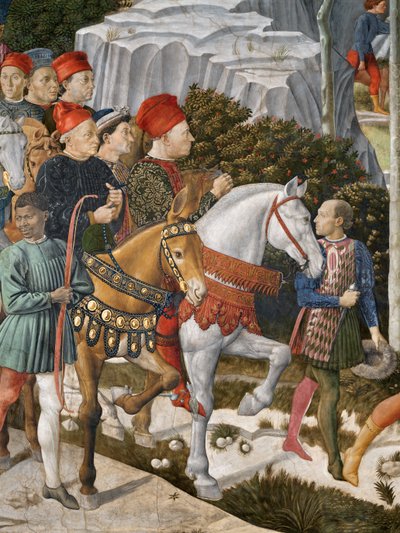 Bir katır üzerinde Piero deMedici