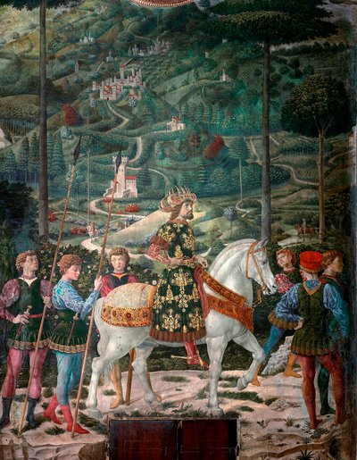 Bizans İmparatoru “Magilerin Yolculuğu”. Kudüs Magi Korteji bir Bethleem, İtalyanca “Viaggio dei Magi” veya “Cavalcata dei Magi” olarak adlandırır. Bizans İmparatoru VIII. John Paleologue