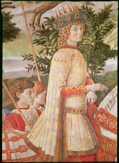 Magi Alayı, Magus Caspar kılığında Muhteşem Lorenzo tarafından yönetilen alay, Lorenzo de