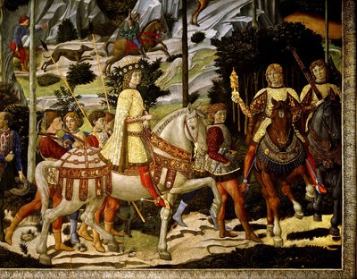 Magi krallarının yolculuğu by Benozzo di Lese di Sandro Gozzoli