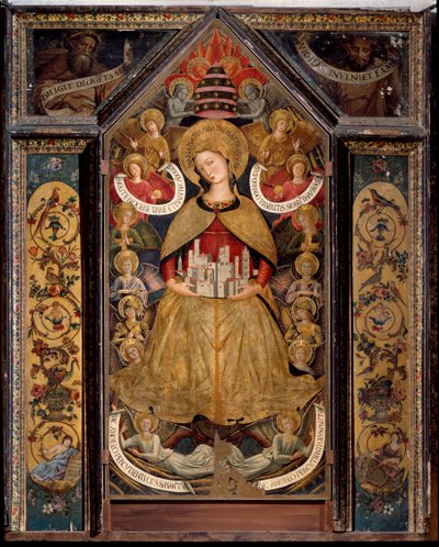 Meleklerin Bakiresi (panelde yağ by Benozzo di Lese di Sandro Gozzoli