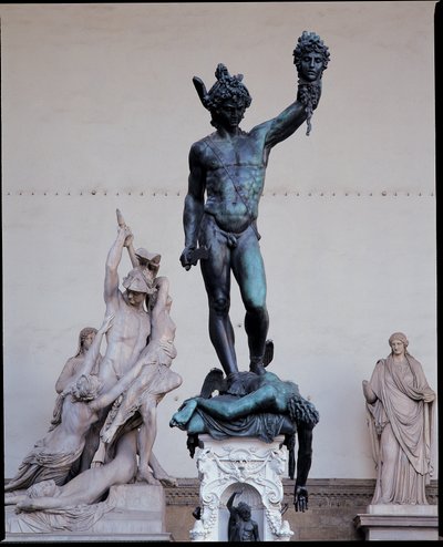 Medusa Başlı Perseus, 1545-54 (bronz) by Benvenuto Cellini