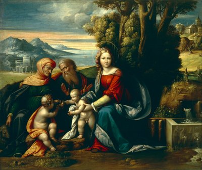 Kutsal Konuşma, Benvenuto Garofalo (1481-1559) by Benvenuto Tisi da Garofalo