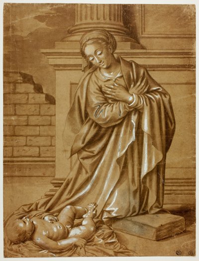 madonna ve çocuk by Benvenuto Tisi da Garofalo
