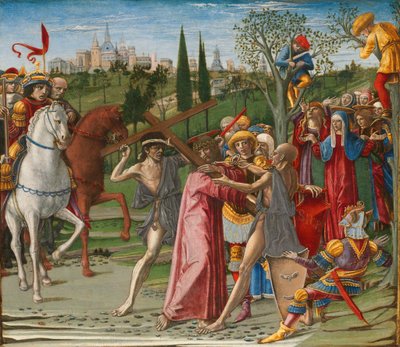 İsa Haçı Taşıyan, muhtemelen 1491. by Benvenuto di Giovanni
