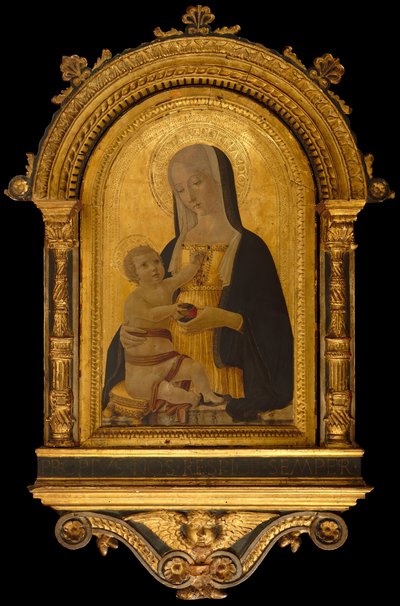 Madonna ve Çocuk, ca. 1470. by Benvenuto di Giovanni