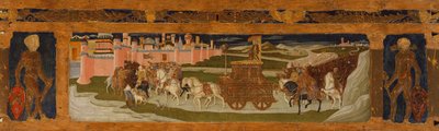 Predella paneli: Triumph of David (ahşap üzerine resim) by Benvenuto di Giovanni