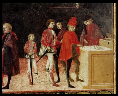 The Council Finances in Times of War and of Peace, 109447 maaşlarını alan paralı askerlerin detayı by Benvenuto di Giovanni