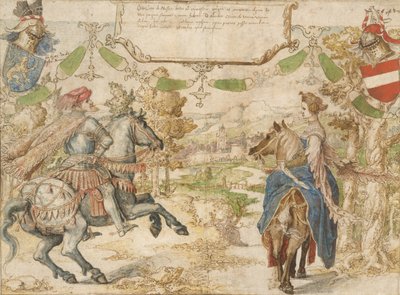 Otto, Nassau Kontu ve Karısı Adelheid van Vianen, 1530-35. by Bernaert van Orley